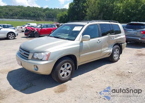 2003 Toyota Highlander V6 z USA, uszkodzony, nr VIN JTEGF21A930086621